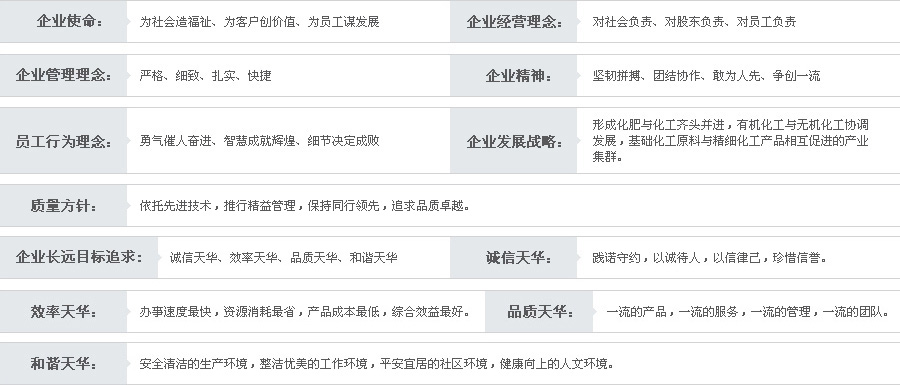 企業(yè)文化 天華股份