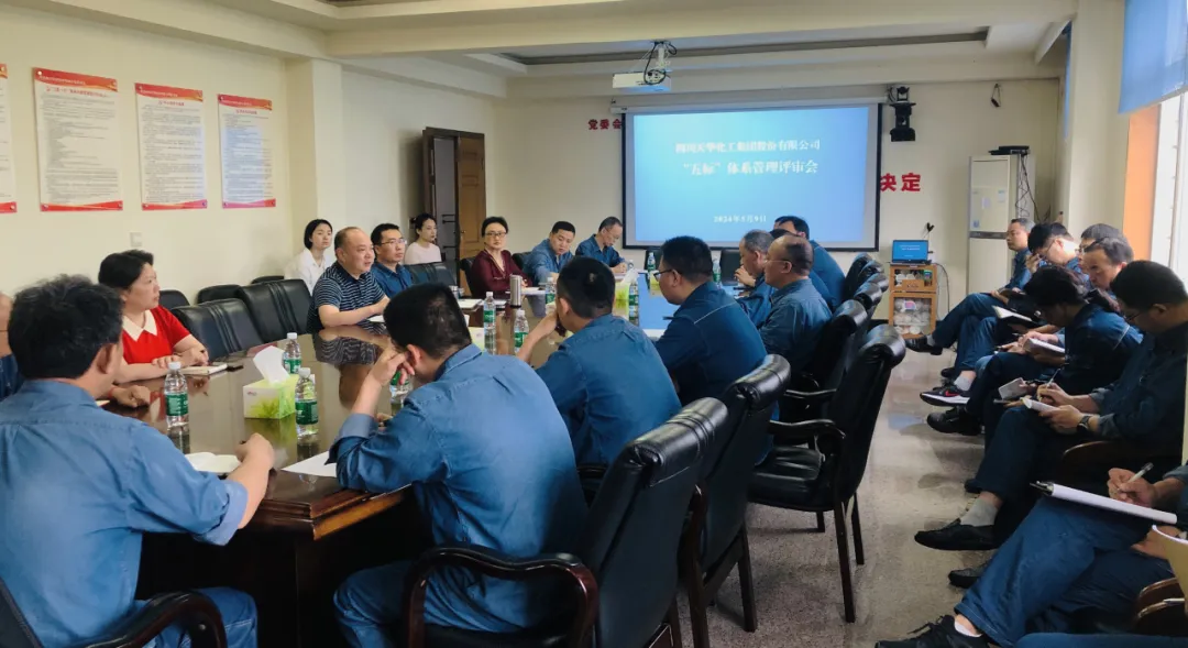 集團(tuán)召開“五標(biāo)體系”管理評審會